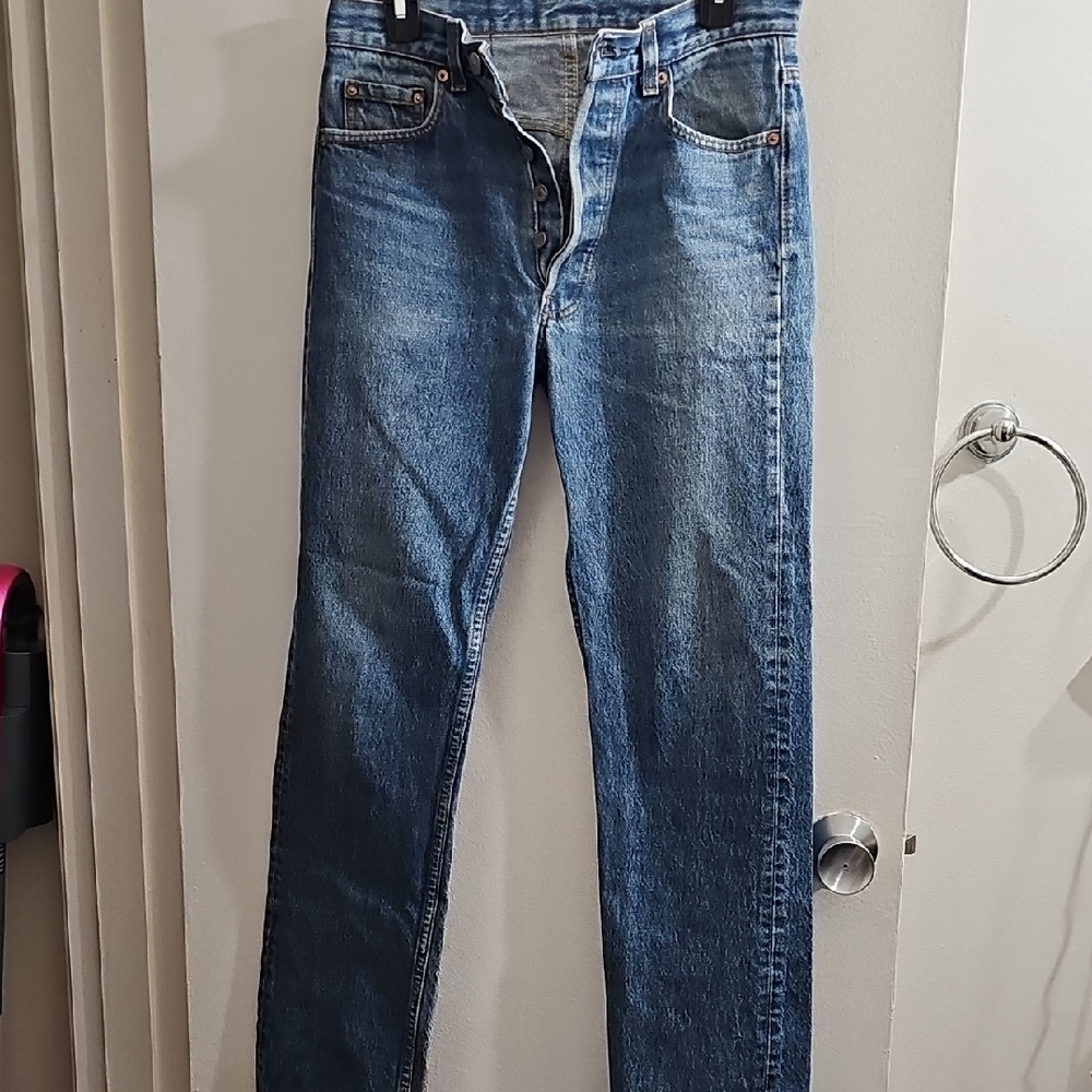 Levi's Blue Straight Fit Jeans Classic Style